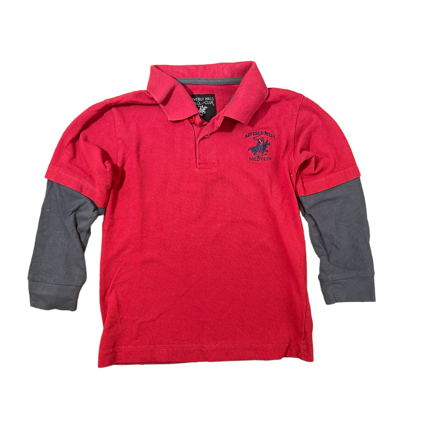 Beverly Hills Polo Club Boys Polo Shirt Long Sleeve