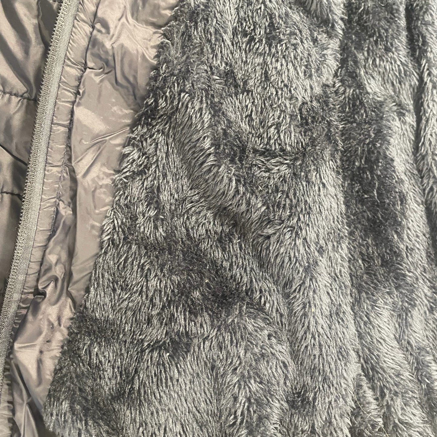 Boys Faux Fur Lined Puffer Winter Coat Size 12