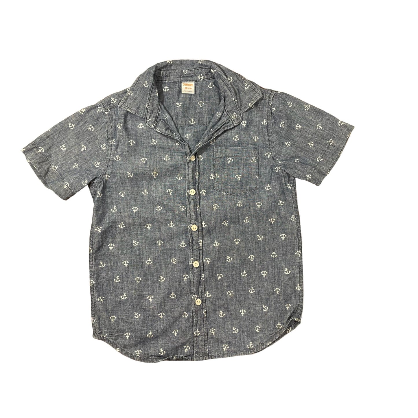 Gymboree Boys Short Sleeve Dress Shirt Size 7-8