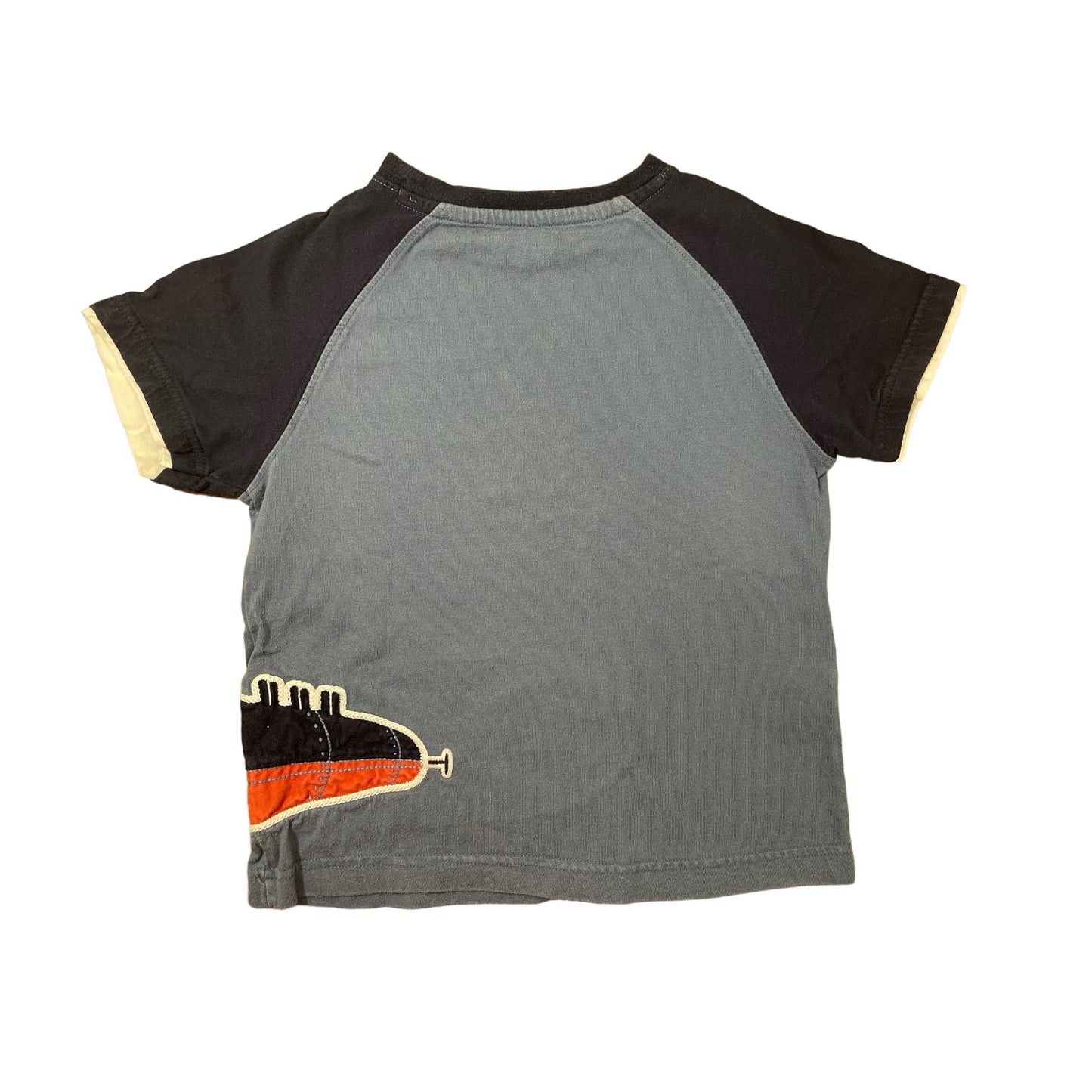 Gymboree Boys Tee Blue Size 4 with submarine image