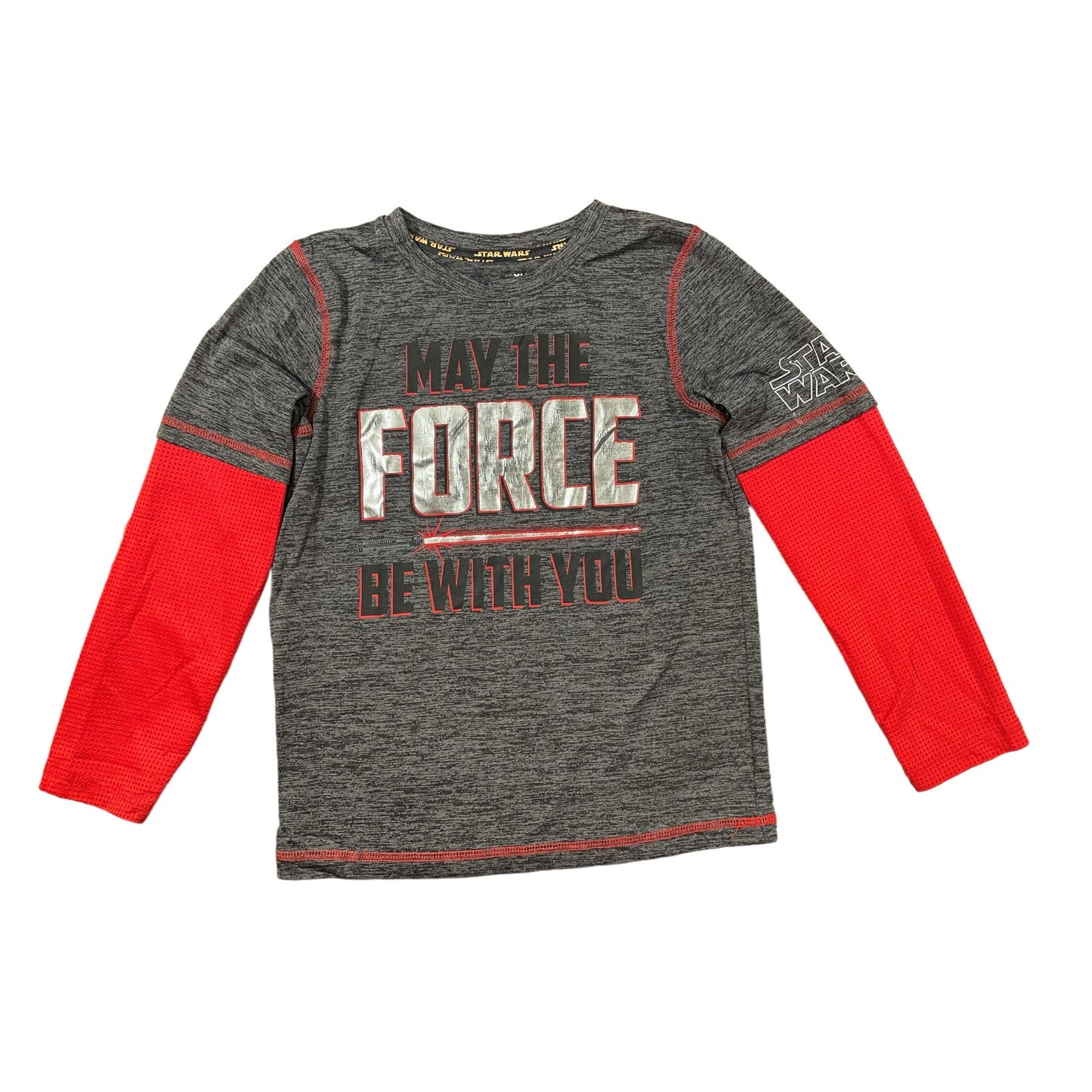 Star Wars Boys Long Sleeve Tee Size 7X