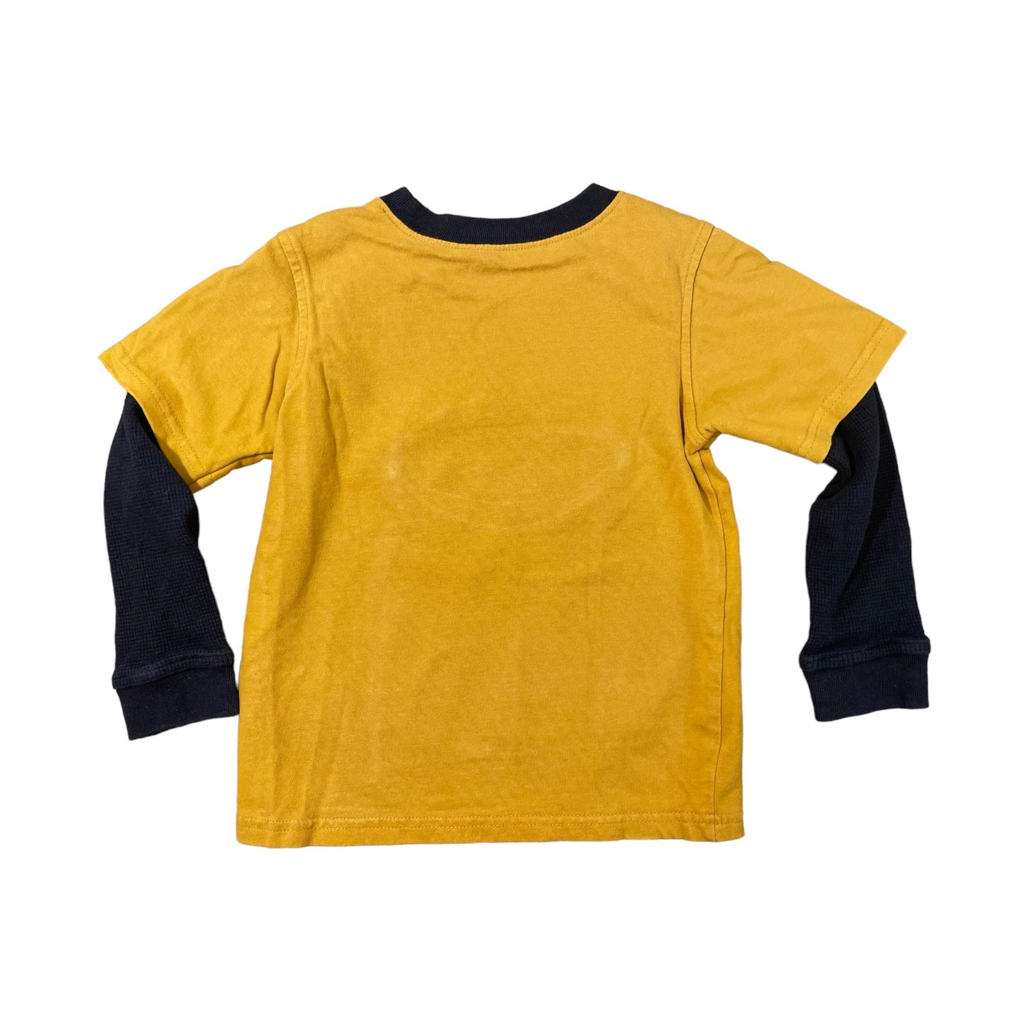 Boyz Wear Yellow Long Sleeve Tee Size 4