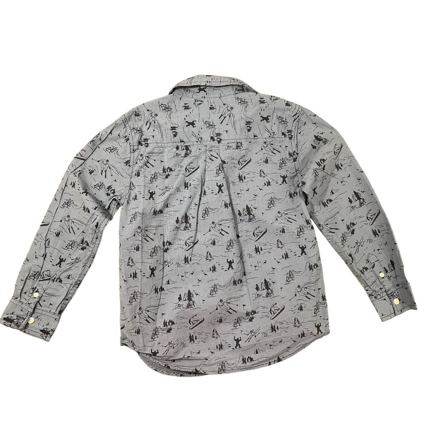 Gymboree Boys Long Sleeve Dress Shirt Size M (7-8)