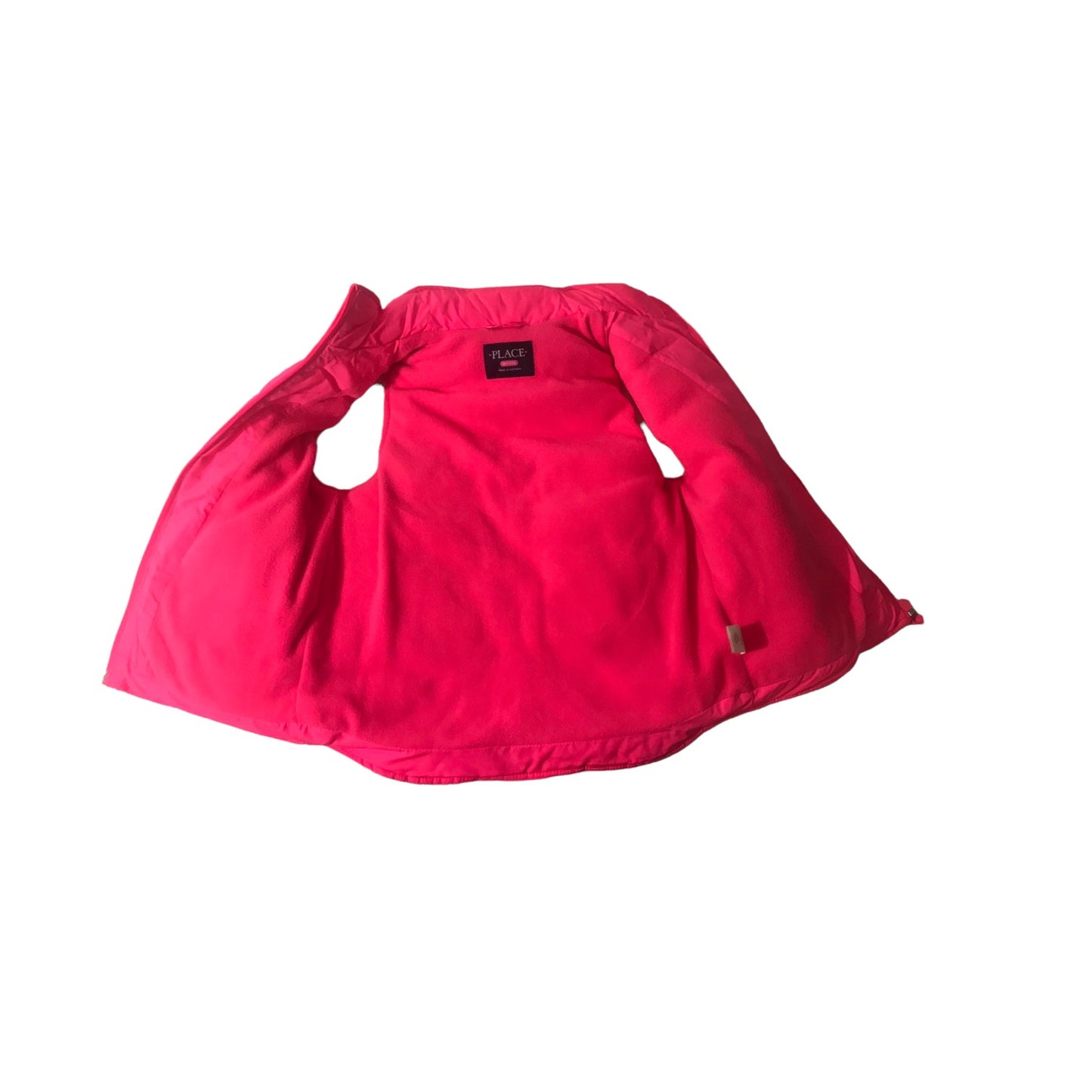 Place Girls Puffer Vest Hot Pink Size M (7-8)