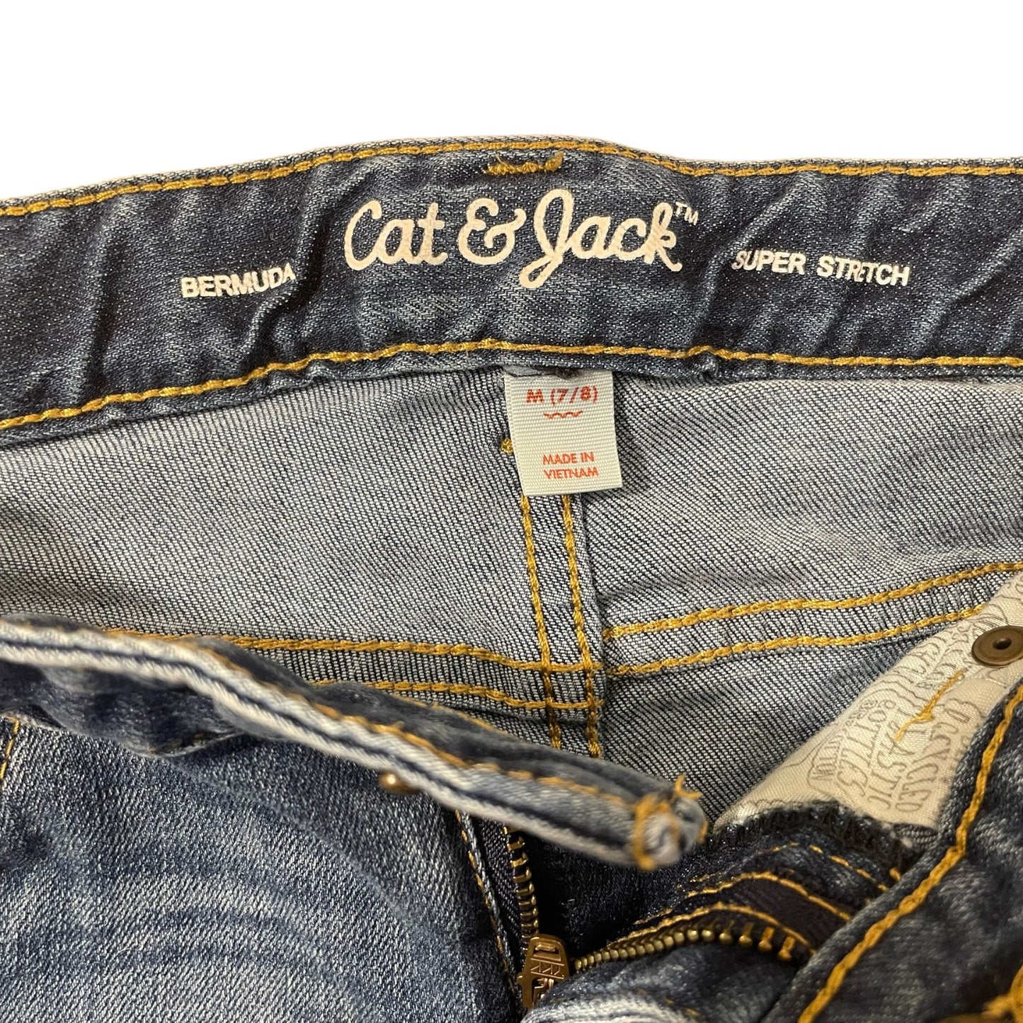 Cat and Jack Girls Jean Shorts M (7-8)