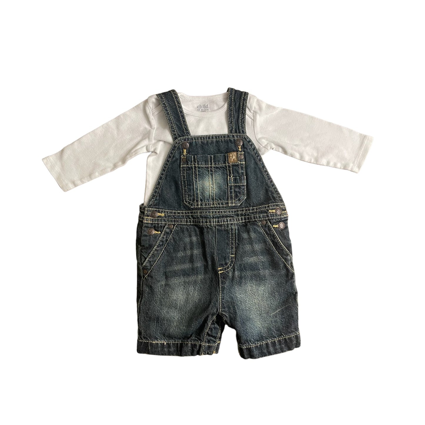 Baby Oshkosh Denim Overalls (6-9 months)
