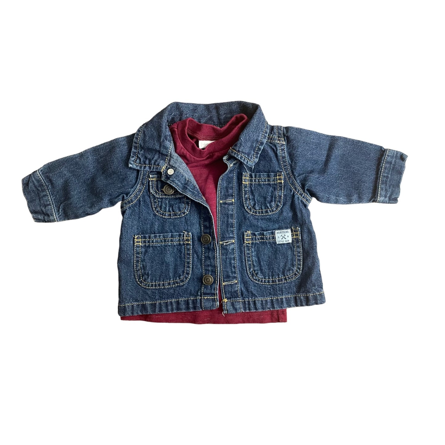 Carter's Denim Jacket Infant Boys Size 3 Months