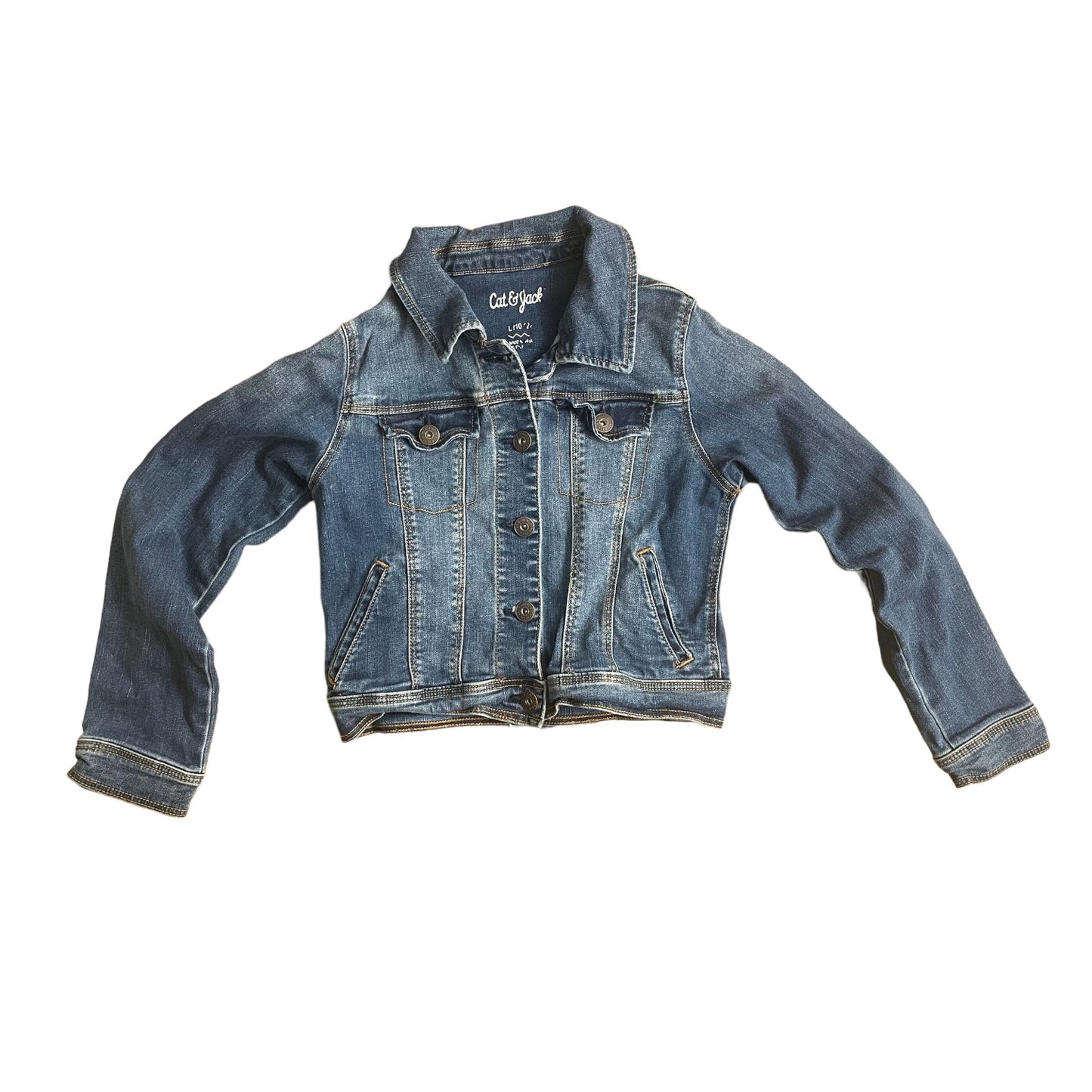 Cat and Jack Girls Denim Jacket Size L (10-12)