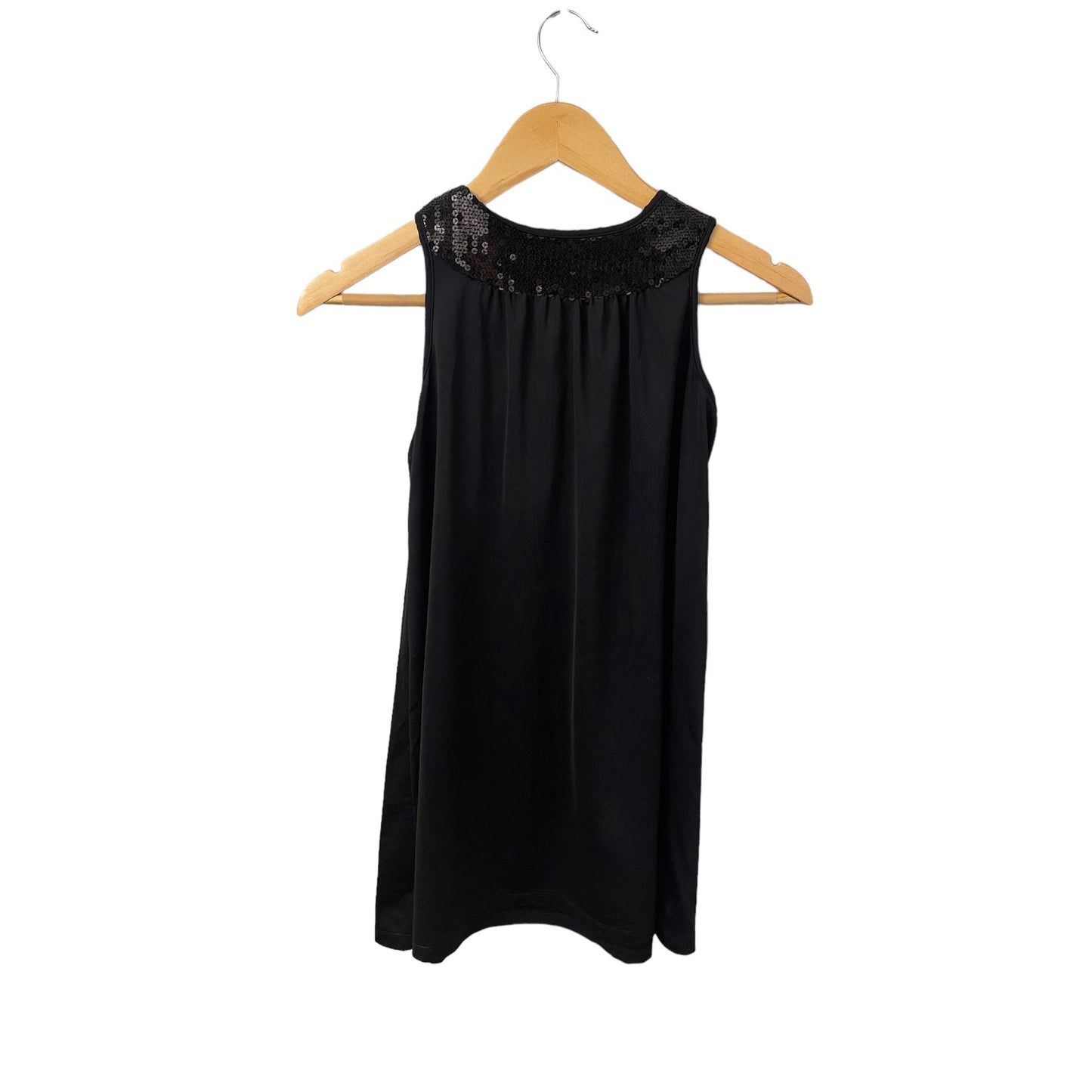 Children's Place Girls Black Sequin Holiday Dress Size 10