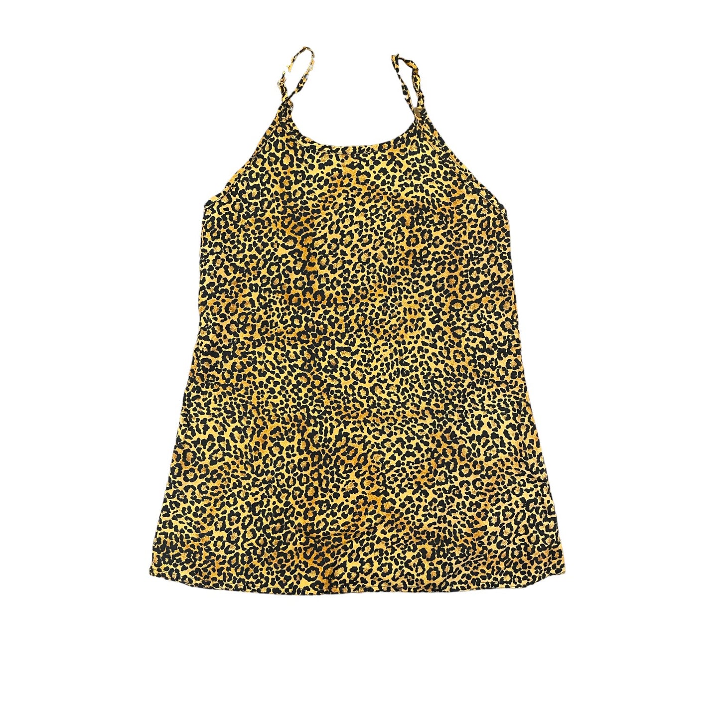 Caribbean Girls Dress Cheetah Print Size S (6-7)