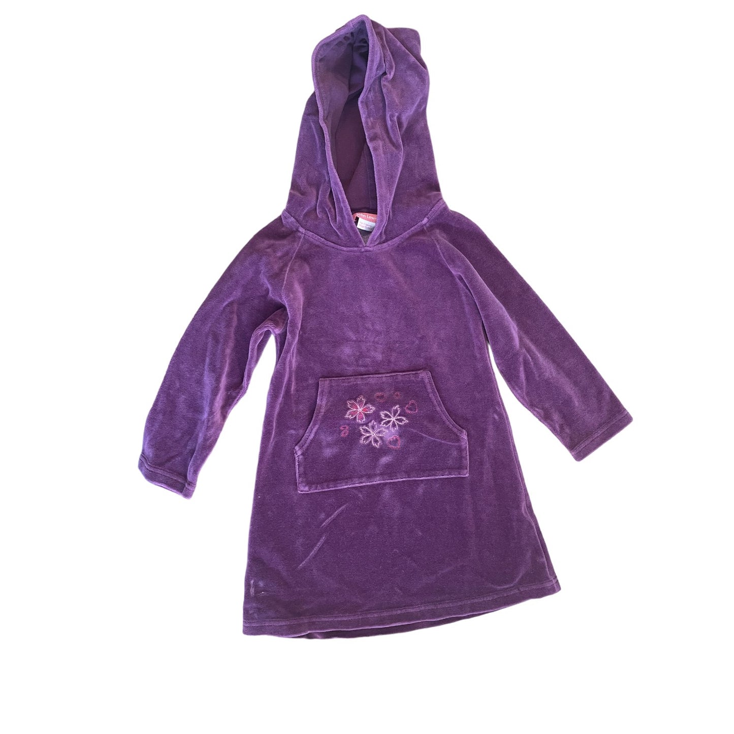 John Lewis Toddler Girls Dress Velour Size 2T