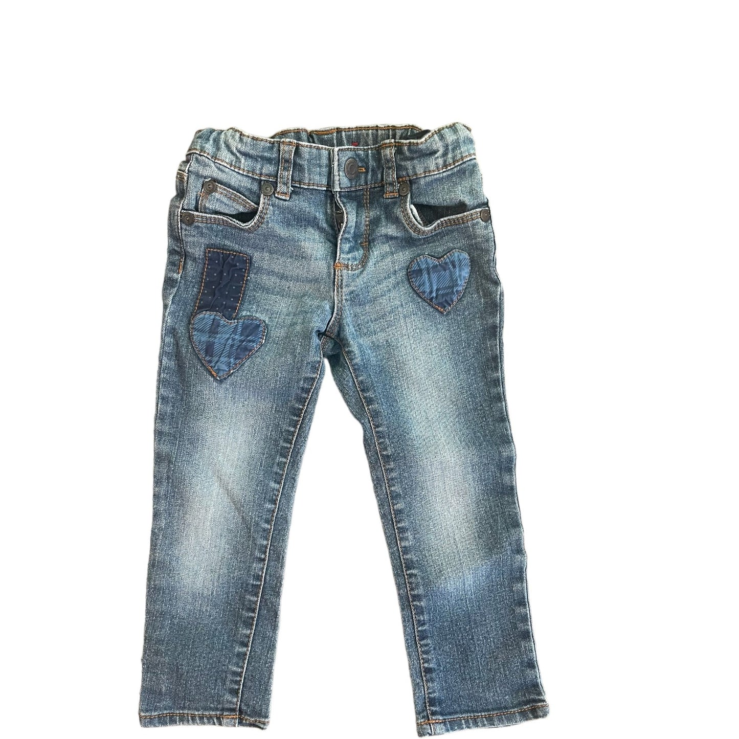 Arizona Jeans Toddler Girls Size 3T with heart patch