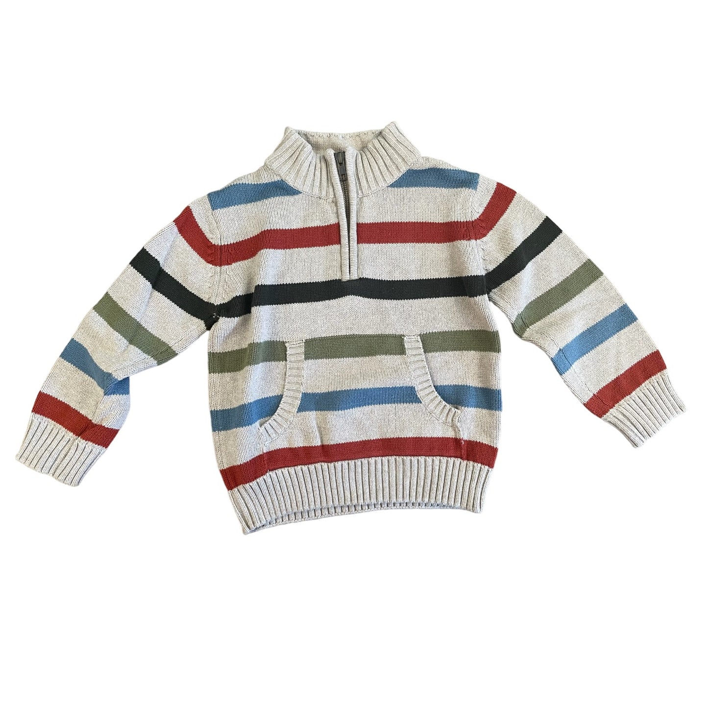 Gymboree Long Sleeve Boys Sweater Mock Turtleneck Size 3-4