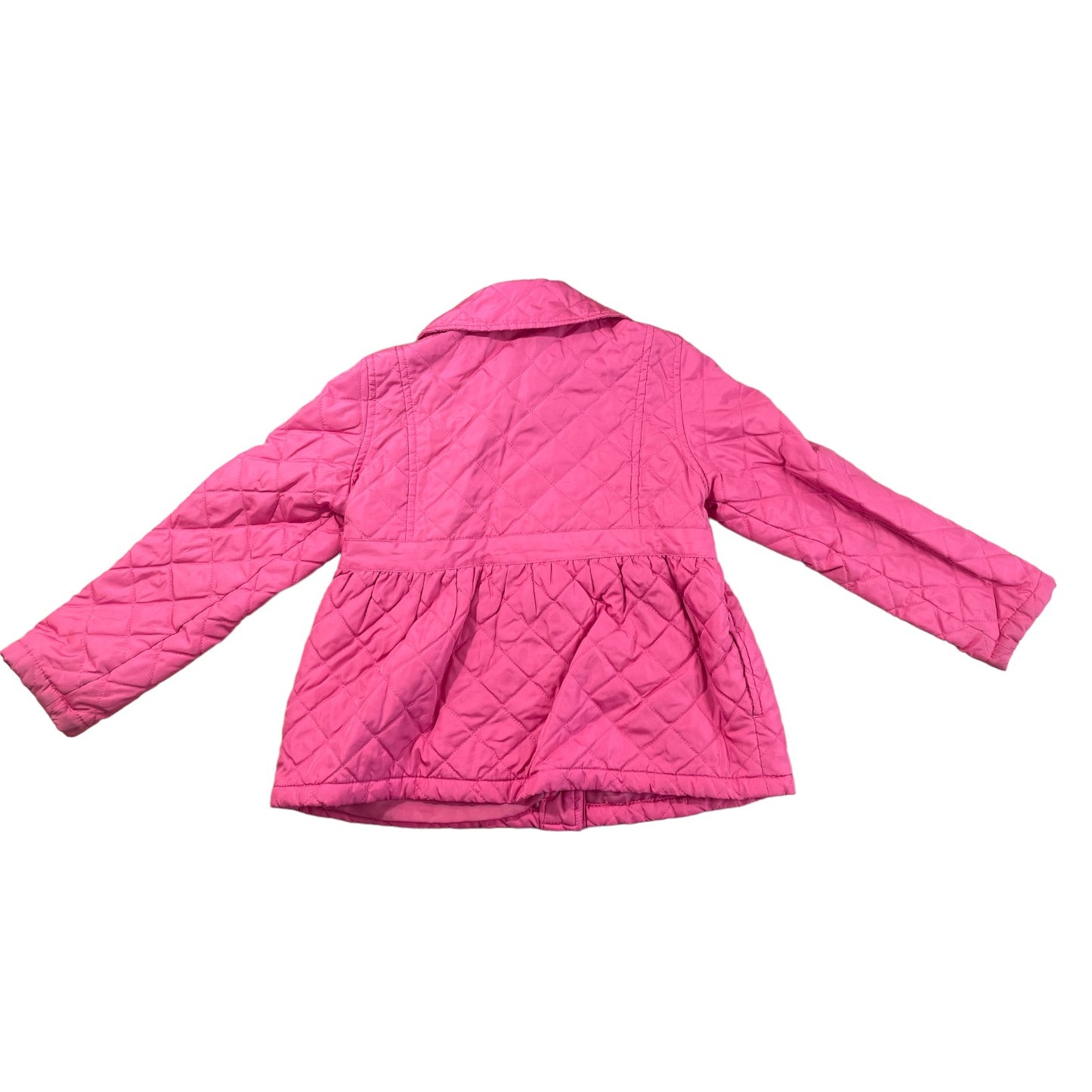 Gymboree Girls Pink Quilted Jacket Size (5-6)