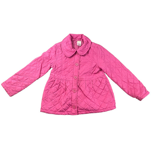 Gymboree Girls Pink Quilted Jacket Size (5-6)