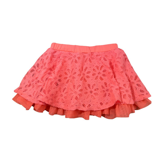 Disney Girls Skirt Coral with Lace