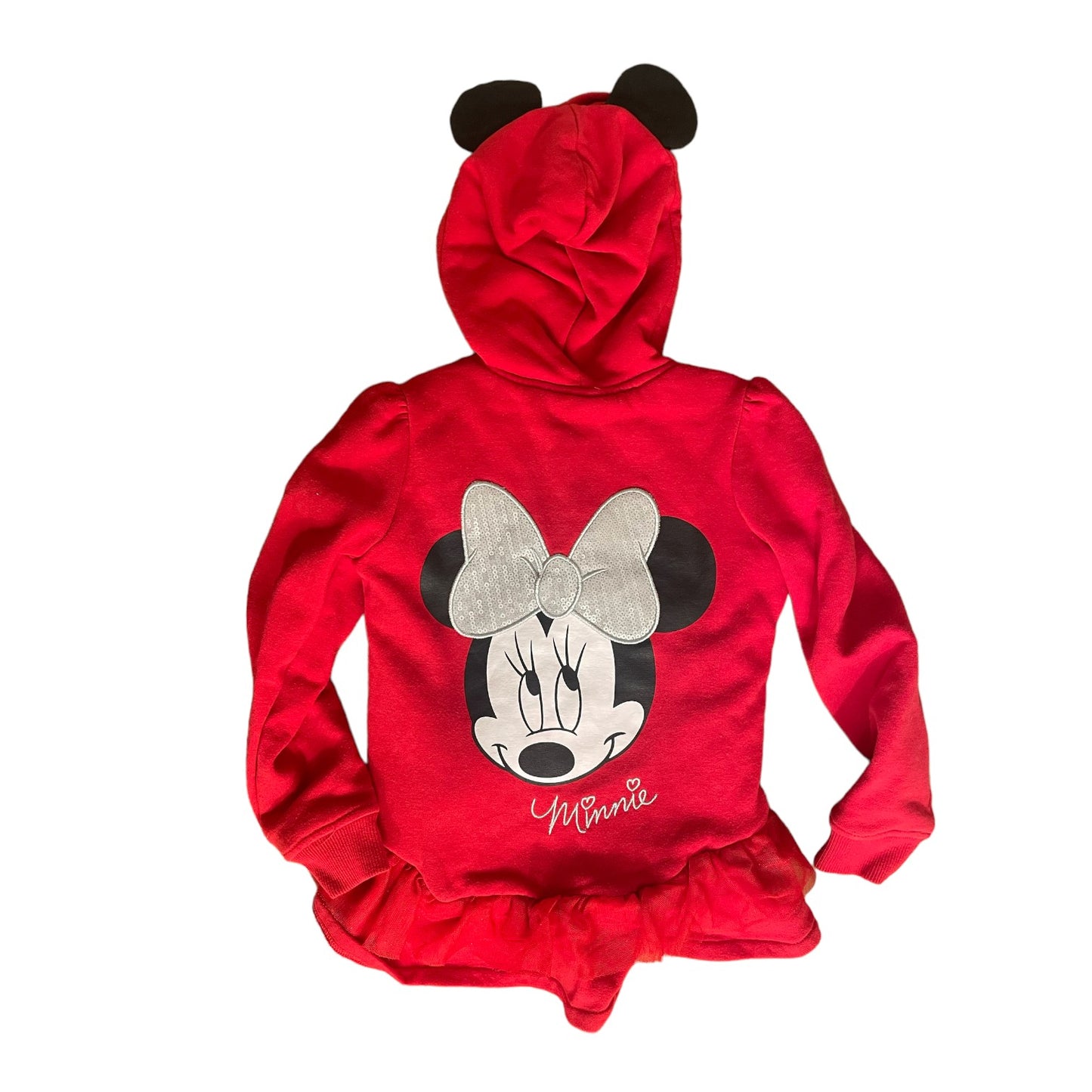 Disney Girls Jacket and Hoodie Minnie Mouse Size 7-8
