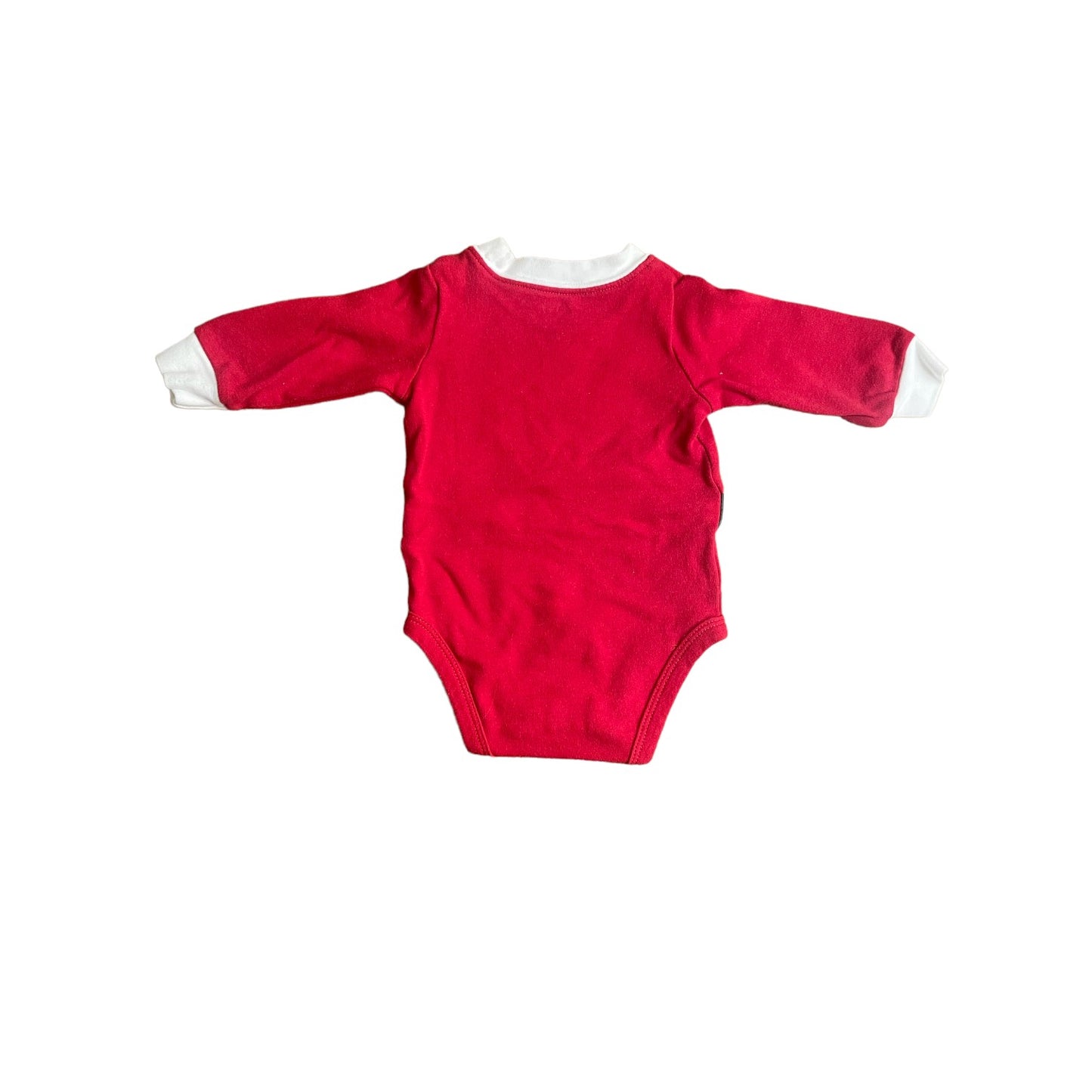 Carter's Long Sleeve Santa Onesie Boys 0-3 Months