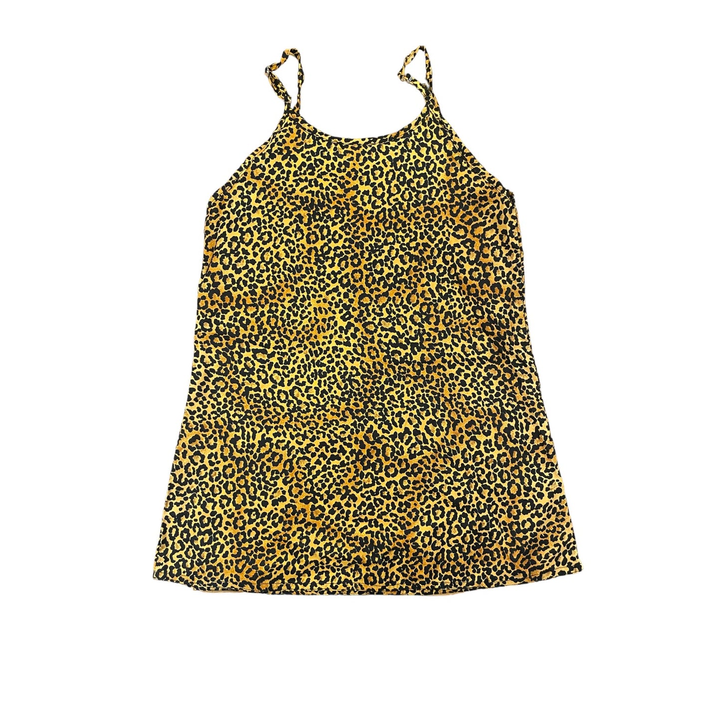 Caribbean Girls Dress Cheetah Print Size S (6-7)