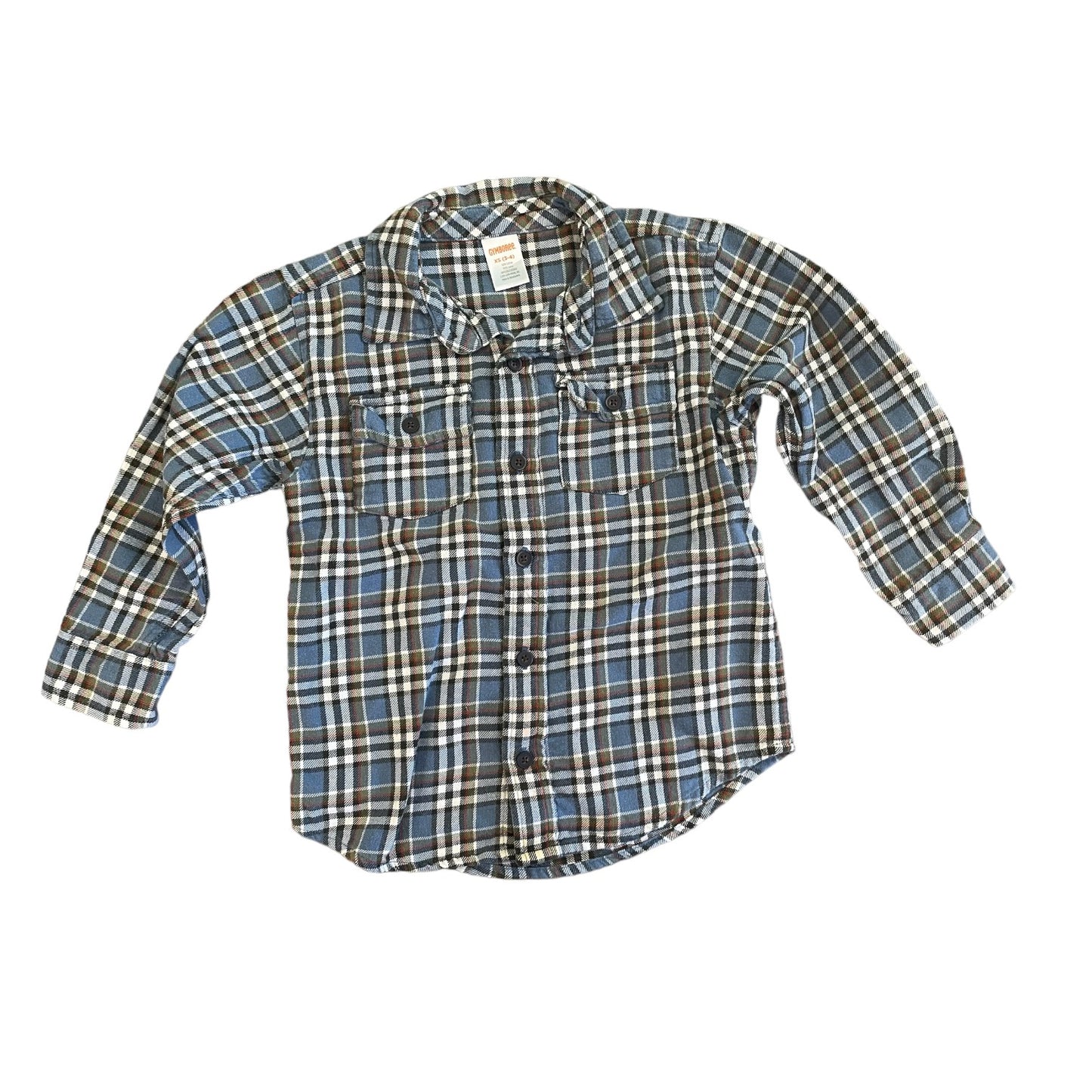 Gymboree Long Sleeve Toddler Flannel Size (3-4)